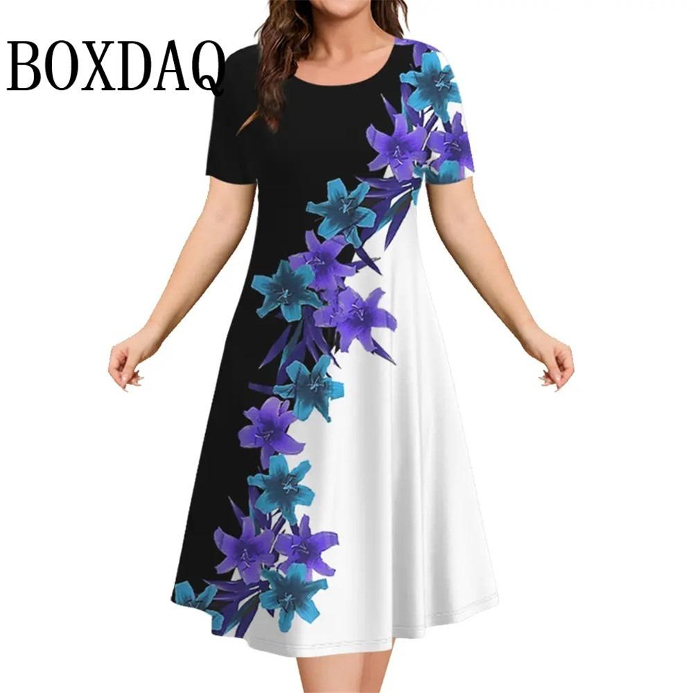 Sundress Loose Plus Size Dresses Women Flowers 3D Print Clothing Casual Summer Retro Short Sleeve Ladies Elegant Mini Dress S
Sundress Loose Plus Size Dresses Women Flowers 3D Print Clothing Casual Summer Retro Short Sleeve Ladies Elegant Mini Dress S