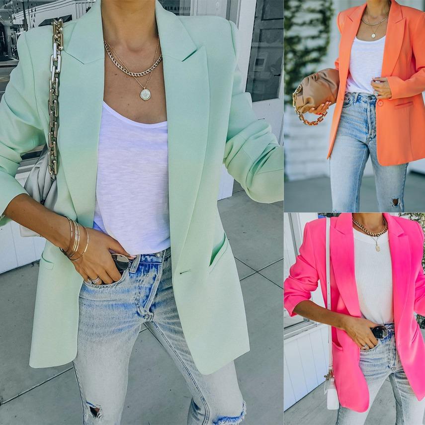 Жіночі блейзери Осінньо-зимовий костюм з довгими рукавами OL Fashion Елегантний повсякденний тонкий піджак Кардиган Пальто Повсякденний верхній одяг XXXL помаранчевий
Жіночі блейзери Осінньо-зимовий костюм з довгими рукавами OL Fashion Елегантний повсякденний тонкий піджак Кардиган Пальто Повсякденний верхній одяг XXXL помаранчевий