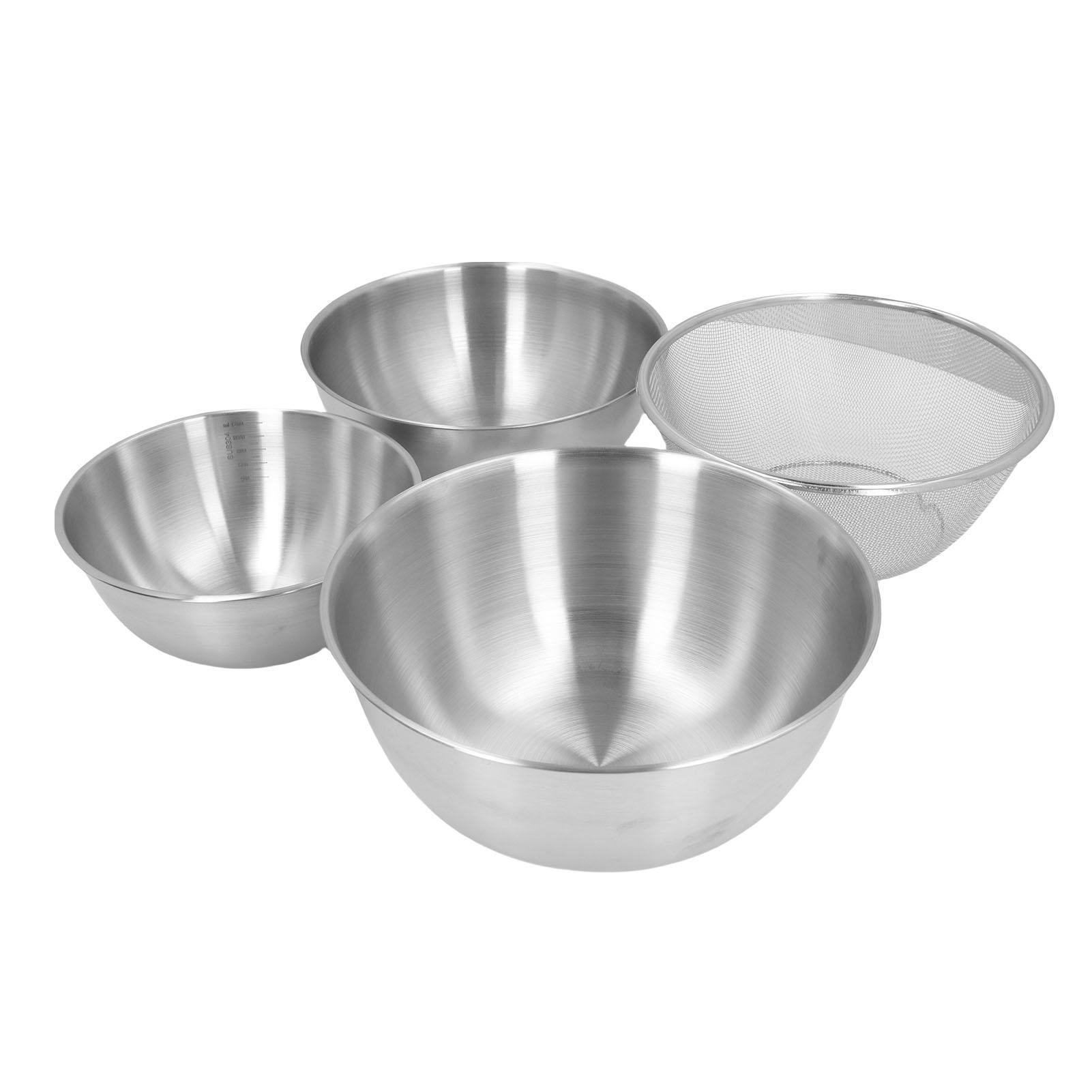 Salad Mixing Bowl with Strainer Multifunctional Thicken Stainless Steel Salad Bowl for Kneading Dough L
Salad Mixing Bowl with Strainer Multifunctional Thicken Stainless Steel Salad Bowl for Kneading Dough L