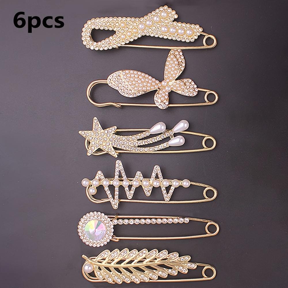 6pcs Elegant Ladies Brooch Waist Belt Adjuster - Mixed Color Fashion Clothes Fixing and Size Adjustment Access
6pcs Elegant Ladies Brooch Waist Belt Adjuster - Mixed Color Fashion Clothes Fixing and Size Adjustment Access