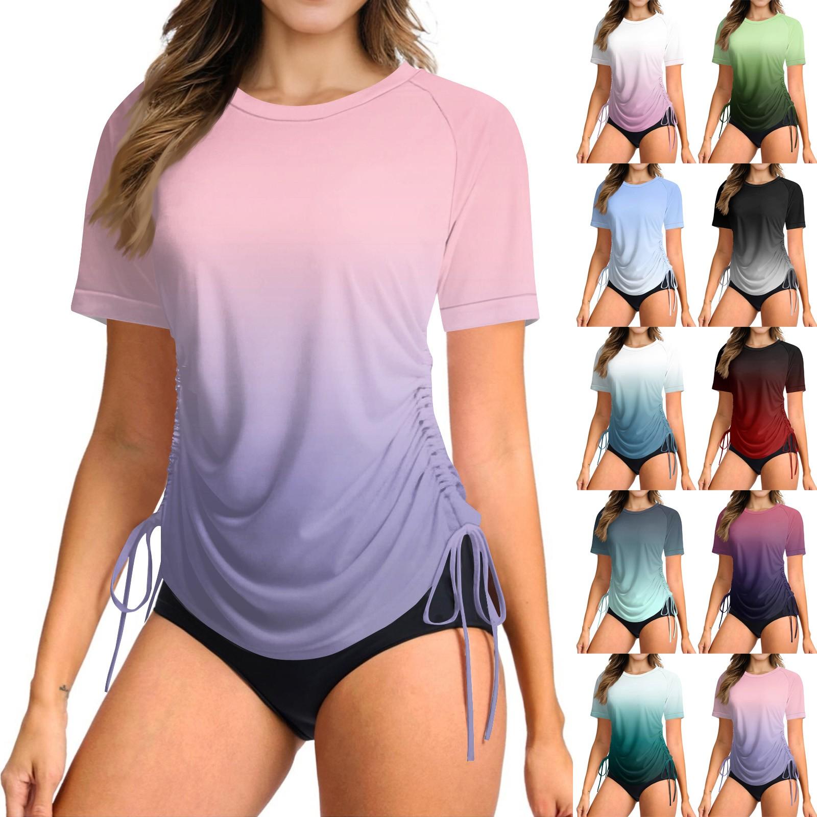 Women s Printingr Short-sleeved Sun Swimsuit Lightweight Adjustable Lace-up Swimsuit L
Women s Printingr Short-sleeved Sun Swimsuit Lightweight Adjustable Lace-up Swimsuit L