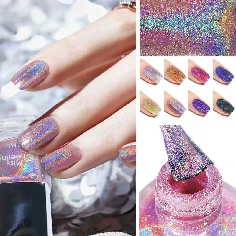 Laser Glitter Nail Polish 7 Color Phantom Laser Nail Polish 7m/ Bottle 8 Colors 3-in-1Water Based Nagel Rainbow Nail Polish
Laser Glitter Nail Polish 7 Color Phantom Laser Nail Polish 7m/ Bottle 8 Colors 3-in-1Water Based Nagel Rainbow Nail Polish