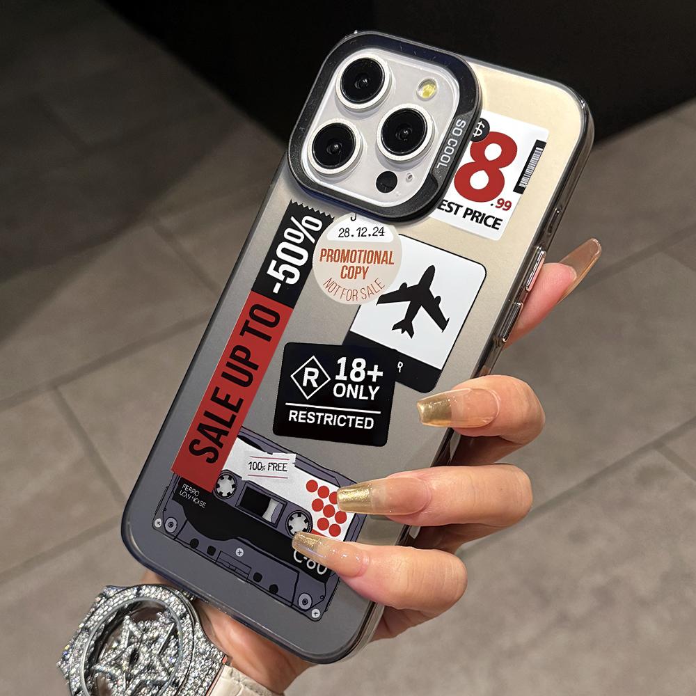 Retro Tape Label Phone Case for Xiaomi Redmi 15C 14C 13C 12C 10 Note 15 14 13 12 Pro Plus 4G 5G Silver Hard Cover Redmi 10
Retro Tape Label Phone Case for Xiaomi Redmi 15C 14C 13C 12C 10 Note 15 14 13 12 Pro Plus 4G 5G Silver Hard Cover Redmi 10