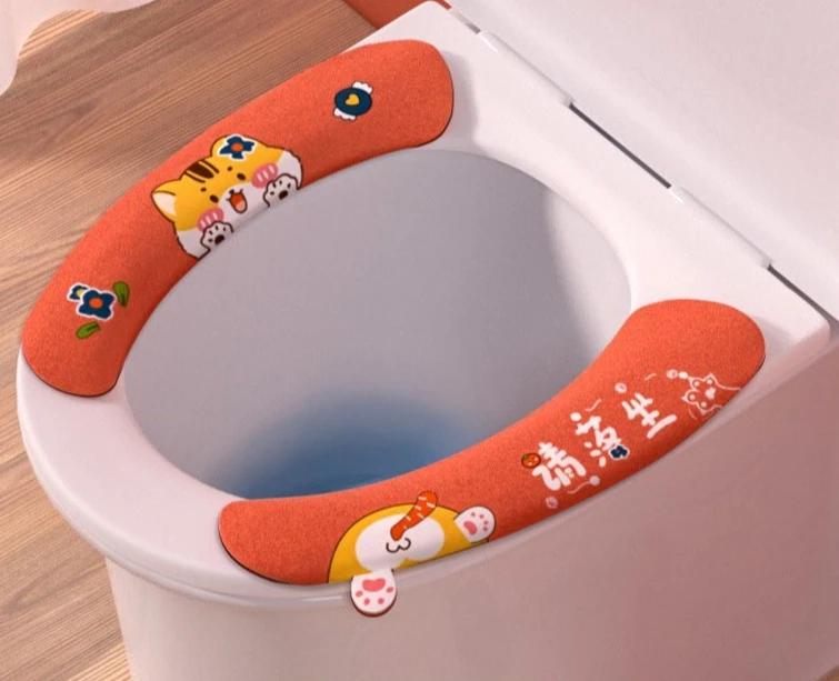 Бытовая ванная комната, набор чехлов для унитаза, пьедестал, мультяшный унитаз, липкая подушка для сиденья, моющаяся универсальная подушка для унитаза оранжевый
Бытовая ванная комната, набор чехлов для унитаза, пьедестал, мультяшный унитаз, липкая подушка для сиденья, моющаяся универсальная подушка для унитаза оранжевый