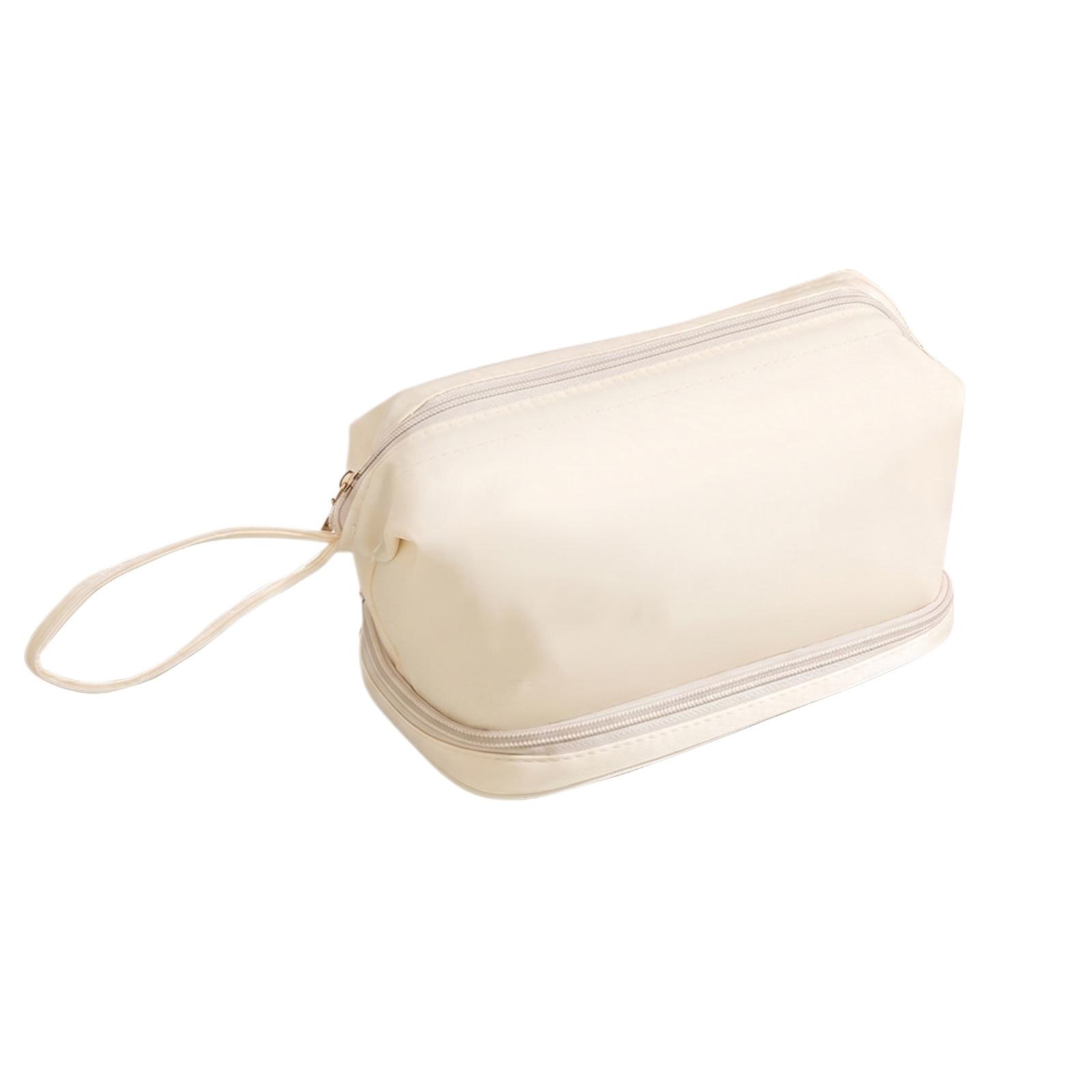 Travel Makeup Bag Portable Toiletry Organizer Cosmetic Storage Case with Dual Zipper Compartment and Handle for Easy Carrying one size білий
Travel Makeup Bag Portable Toiletry Organizer Cosmetic Storage Case with Dual Zipper Compartment and Handle for Easy Carrying one size білий
