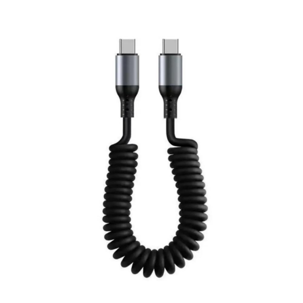1M Car Spring Data Cord 6A Fast Charging USB C to USB C Cable For 15 14 Huawei Samsung Cable Portable Short Wire 0.25m-1m
1M Car Spring Data Cord 6A Fast Charging USB C to USB C Cable For 15 14 Huawei Samsung Cable Portable Short Wire 0.25m-1m