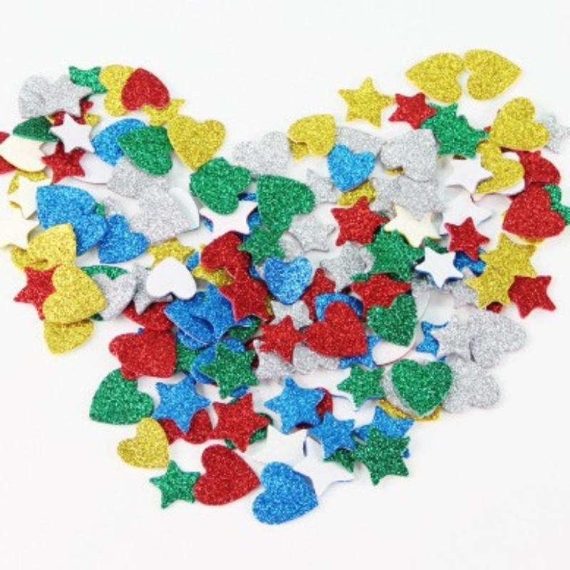 Colorful glitter foam stickers, 150 pieces, self-adhesive stars, hearts, greeting cards, and planner decorations
Colorful glitter foam stickers, 150 pieces, self-adhesive stars, hearts, greeting cards, and planner decorations