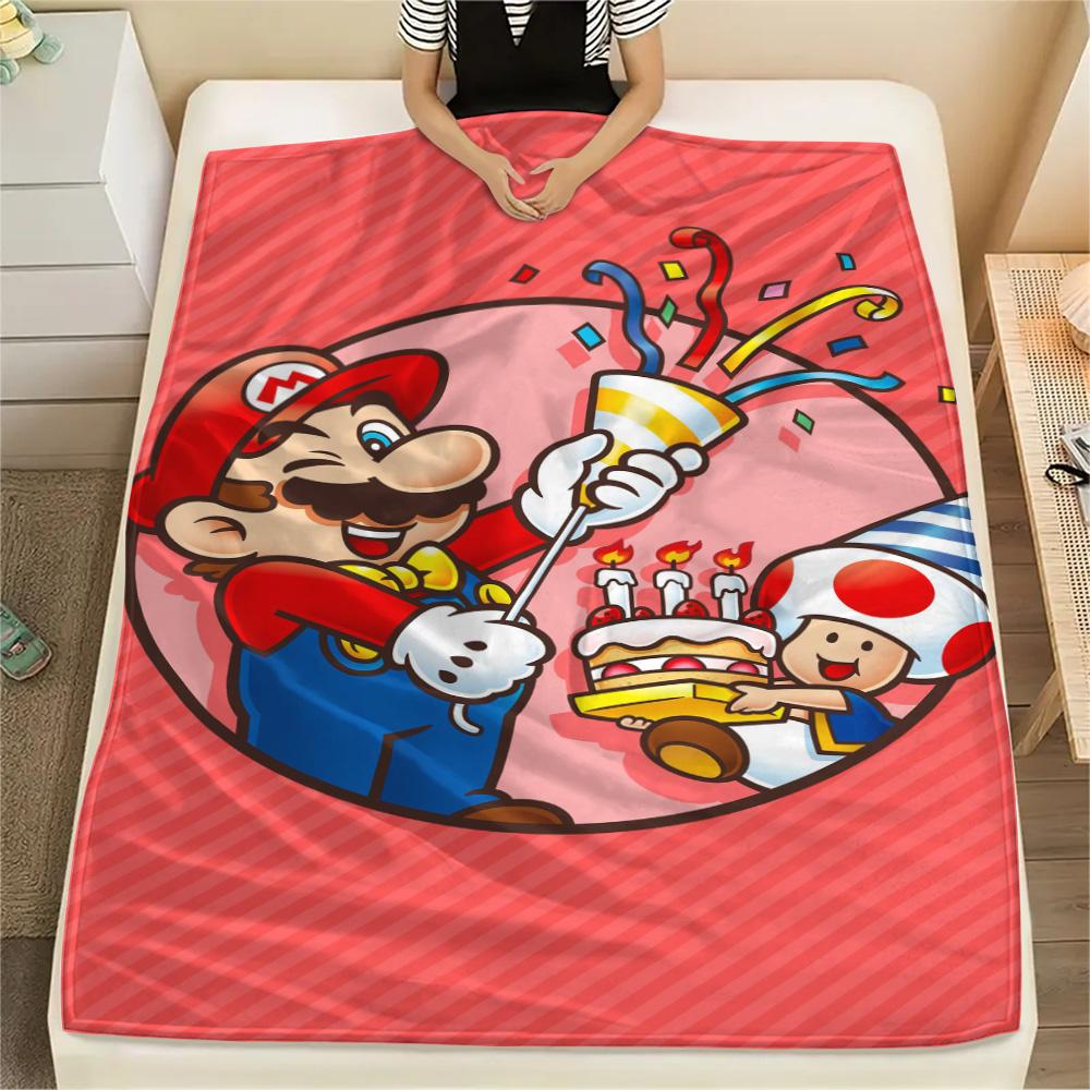 Mario Convenient Daily Blanket, Flannel Blanket with Unique Print for Indoor Sofa, Bed, Chair & Picnic.-TING 75x90cm
Mario Convenient Daily Blanket, Flannel Blanket with Unique Print for Indoor Sofa, Bed, Chair & Picnic.-TING 75x90cm