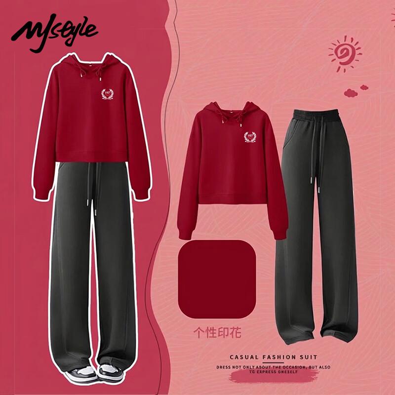 MJ STYLE Women s Hooded Sweatshirt & Banana Pants Set XL
MJ STYLE Women s Hooded Sweatshirt & Banana Pants Set XL