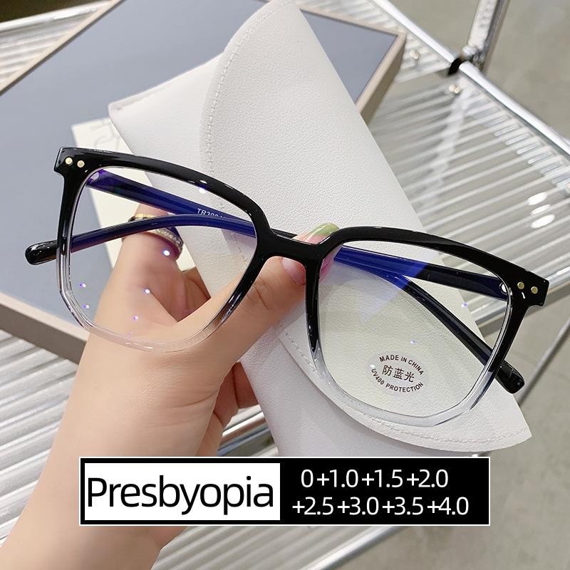 Classic Square Large Frame Blue Light Blocking Reading Glasses for Women Retro Men Presbyopia Glasses Unisex Far Sight Eyewear
Classic Square Large Frame Blue Light Blocking Reading Glasses for Women Retro Men Presbyopia Glasses Unisex Far Sight Eyewear