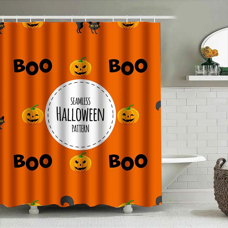 Tuniu Seamless Halloween Pumpkin Pattern Shower Curtain Spooky Decor For Bathroom Kids Room Decoration W60H190(CM)-1 Pcs
Tuniu Seamless Halloween Pumpkin Pattern Shower Curtain Spooky Decor For Bathroom Kids Room Decoration W60H190(CM)-1 Pcs