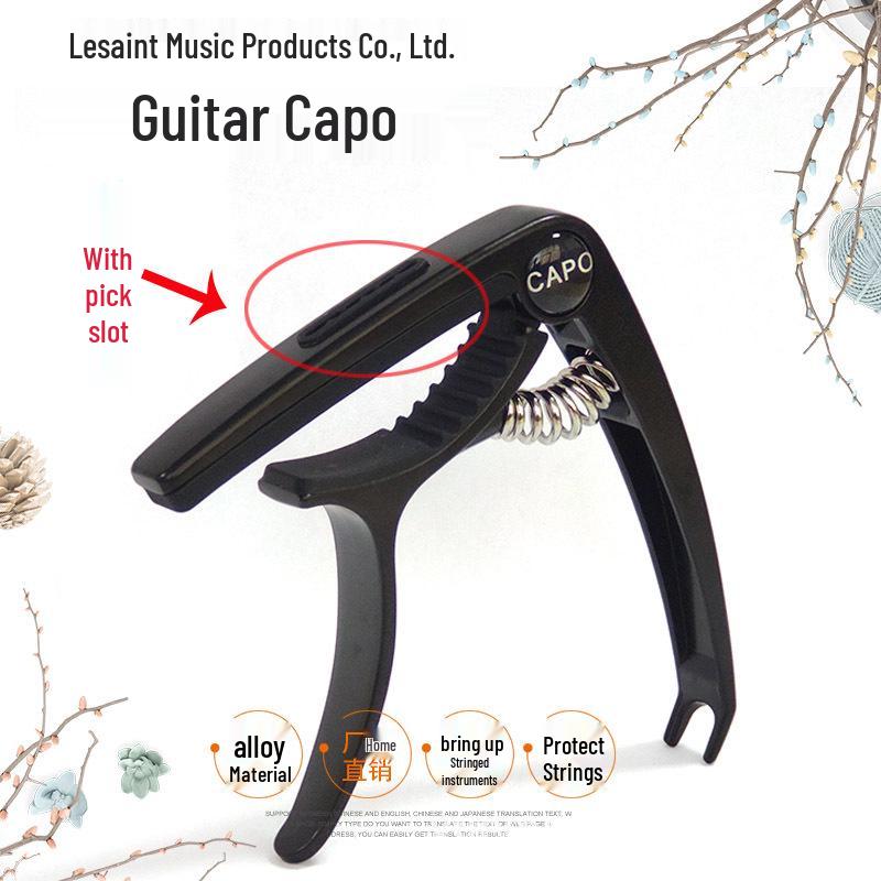 Multi-Color Guitar Capo with Pick Holder and String Winder
Multi-Color Guitar Capo with Pick Holder and String Winder