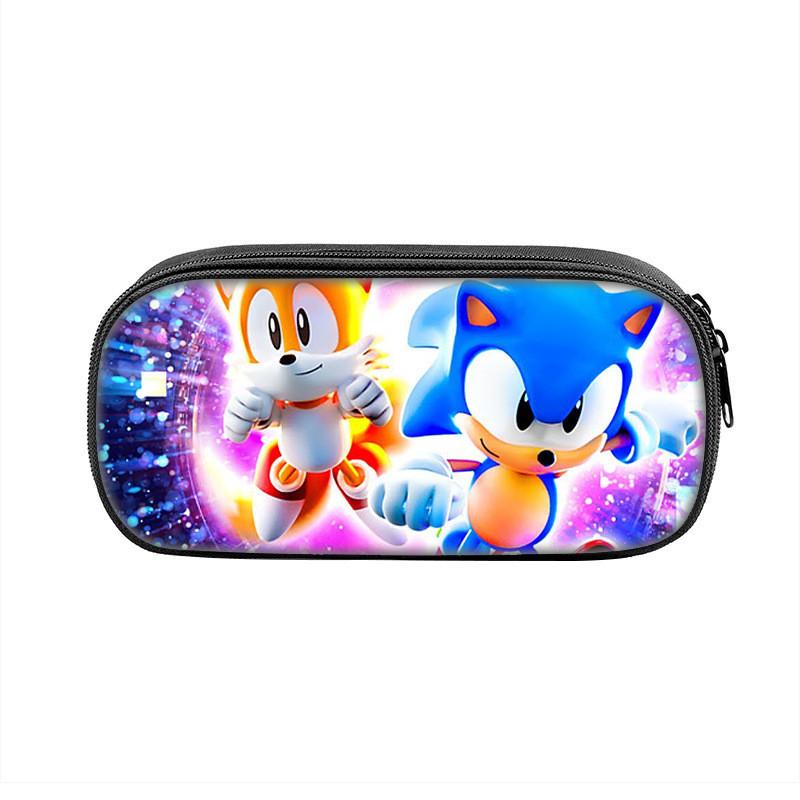 Студентська одношарова сумка-пенал із принтом персонажа мультфільму Sonic для школярів та підлітків Style35
Студентська одношарова сумка-пенал із принтом персонажа мультфільму Sonic для школярів та підлітків Style35