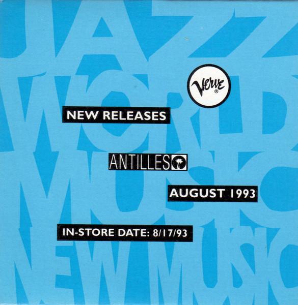 CD VARIOUS - Verve / Antilles New Releases Augus SACD6092 Verve Records 1993 US Jazz Used
CD VARIOUS - Verve / Antilles New Releases Augus SACD6092 Verve Records 1993 US Jazz Used