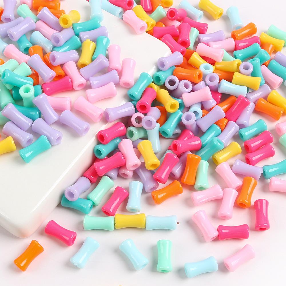 Acrylic Colored Bamboo Beads Pony Beads Loose Beads Handmade Diy Bracelet Bead Separator Necklace Material Accessories 50 pieces
Acrylic Colored Bamboo Beads Pony Beads Loose Beads Handmade Diy Bracelet Bead Separator Necklace Material Accessories 50 pieces