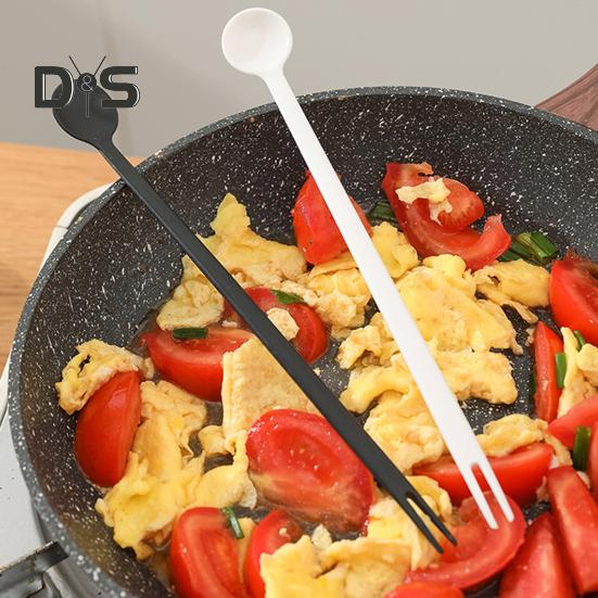2Pcs Stirring Spoons Food Grade Eco friendly Heat Resistant Dual Head Wide Application Long Handle PP Material Double ended 2 in 1 Mixing Spoon Fork
2Pcs Stirring Spoons Food Grade Eco friendly Heat Resistant Dual Head Wide Application Long Handle PP Material Double ended 2 in 1 Mixing Spoon Fork