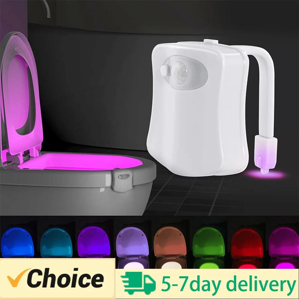 HOMEFISH Wireless Motion Sensor LED Night Light RGB 8 Colors Toilet Bathroom Atmosphere Colorful Lamp Sensor LED Night Lights
HOMEFISH Wireless Motion Sensor LED Night Light RGB 8 Colors Toilet Bathroom Atmosphere Colorful Lamp Sensor LED Night Lights