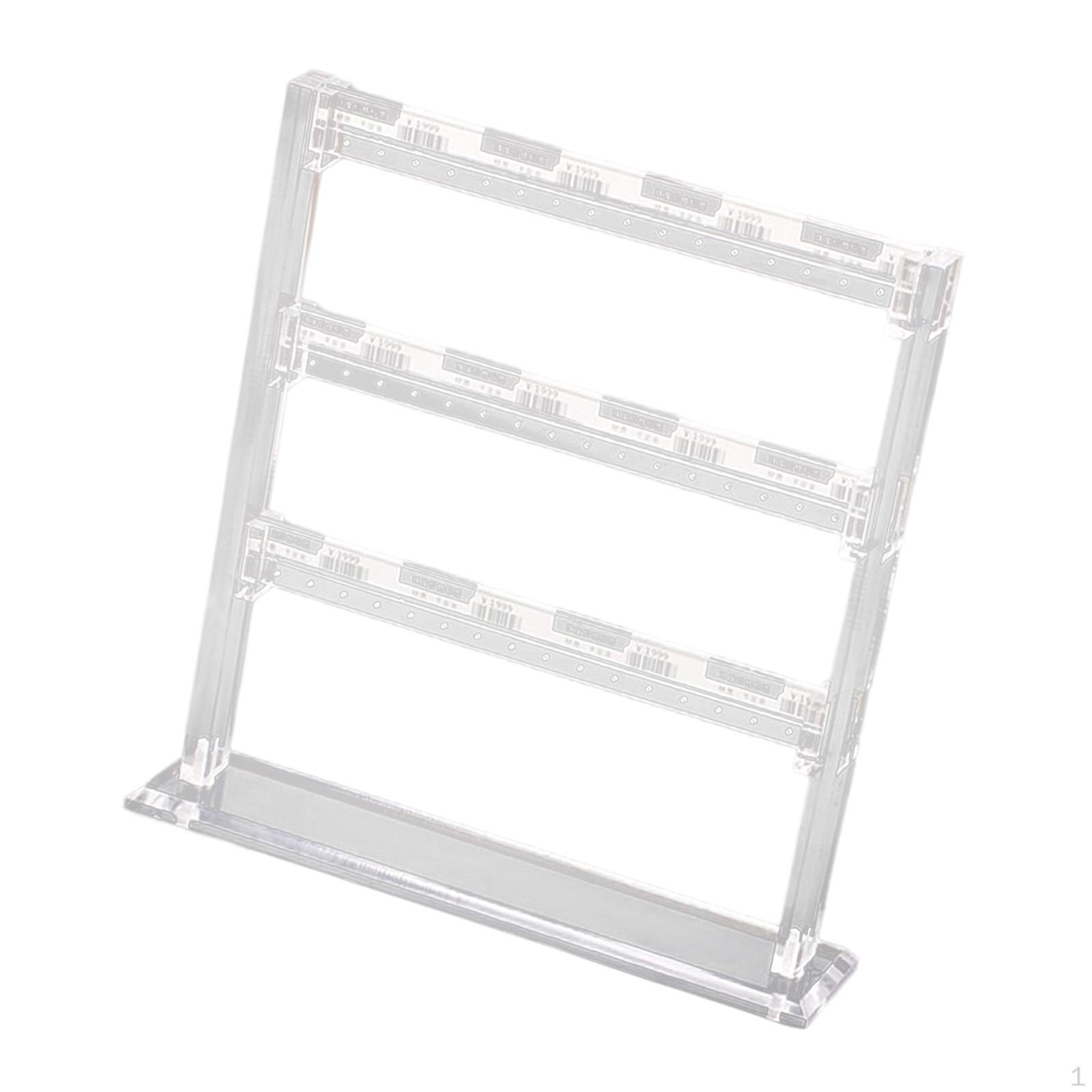 Acrylic Earring Holder Modern Display Stand Earrings Rack Jewelry Organizer Travel for Bracelets Ear 3 Tiers
Acrylic Earring Holder Modern Display Stand Earrings Rack Jewelry Organizer Travel for Bracelets Ear 3 Tiers
