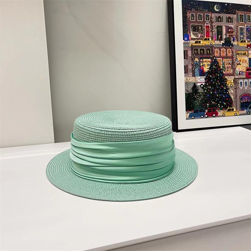 Hand Woven Wide brimmed Summer Sun Hats for Women Boater Hat French straw Hat with Ribbon Band Chapeau Skimmer Sombrero Fedoras зелений
Hand Woven Wide brimmed Summer Sun Hats for Women Boater Hat French straw Hat with Ribbon Band Chapeau Skimmer Sombrero Fedoras зелений
