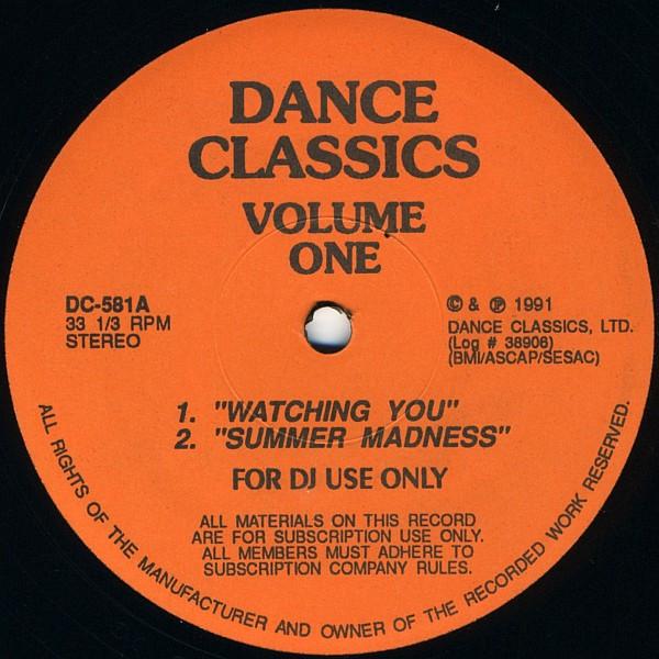12inch Record VARIOUS - Dance Classics Volume One DC581 Dance Classics 1991 US Soul/Funk Used
12inch Record VARIOUS - Dance Classics Volume One DC581 Dance Classics 1991 US Soul/Funk Used