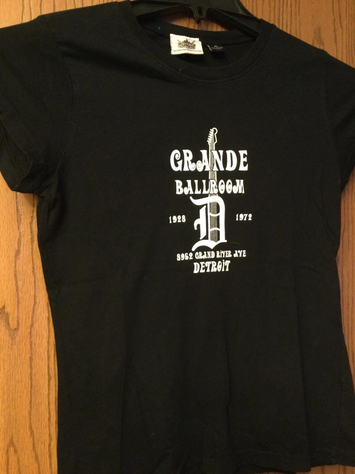 Grande Ballroom - Black Shirt. Ladies Cut. M. Detroit Retro Rags. 3XL
Grande Ballroom - Black Shirt. Ladies Cut. M. Detroit Retro Rags. 3XL