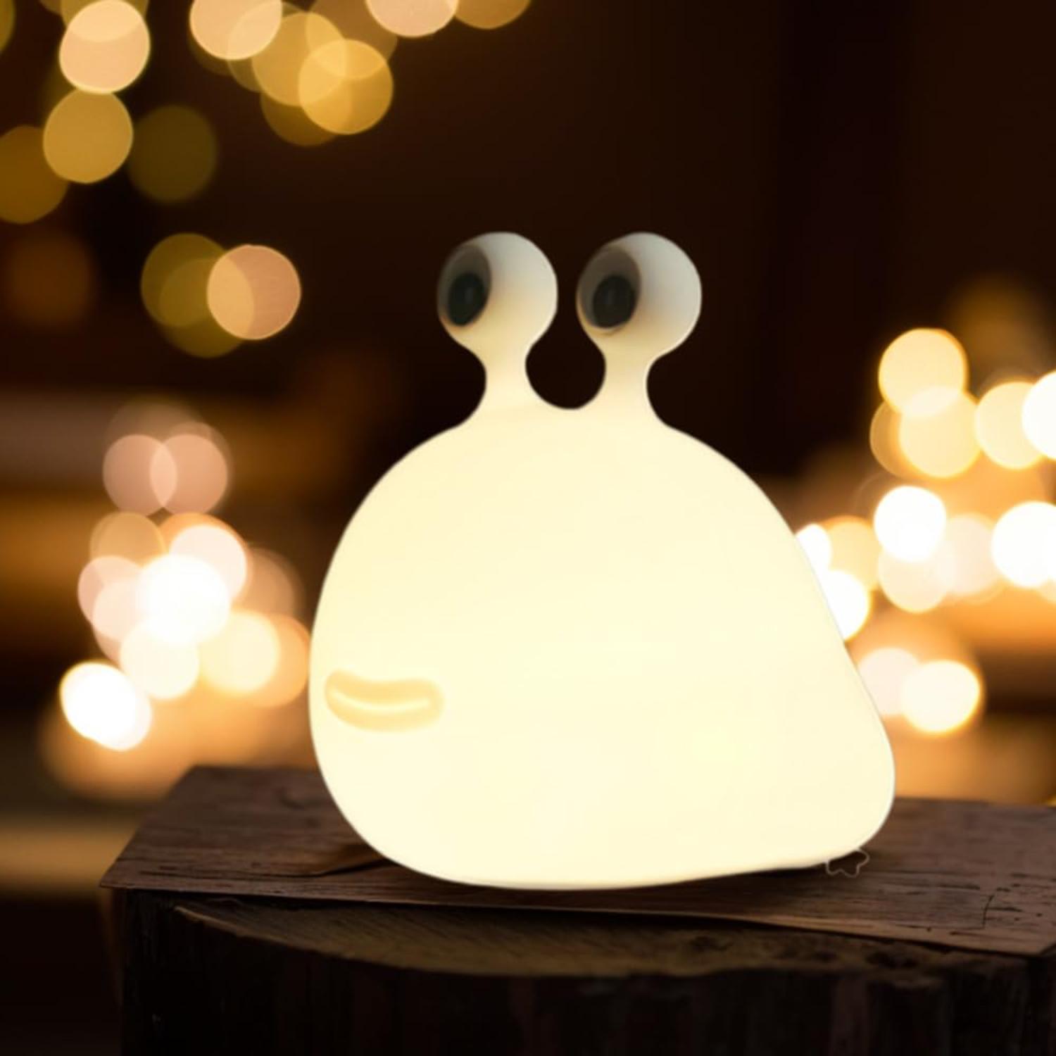 Adjustable Snail LED Night Light Bedroom Sleeping Eye Protection Silicone Bedside Floor Lamps Baby Feeding TableLamp Room Decor білий
Adjustable Snail LED Night Light Bedroom Sleeping Eye Protection Silicone Bedside Floor Lamps Baby Feeding TableLamp Room Decor білий