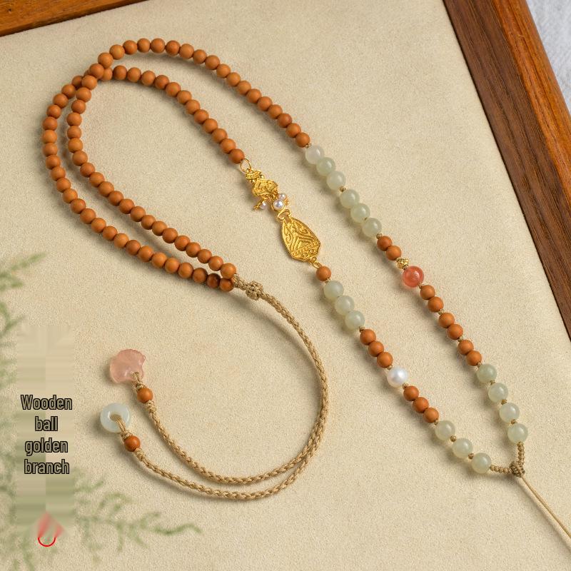 Ethnic Style Bamboo & Olive Pit Mantra Pendant Choker Necklace - Women s Light Luxury Jewelry
Ethnic Style Bamboo & Olive Pit Mantra Pendant Choker Necklace - Women s Light Luxury Jewelry