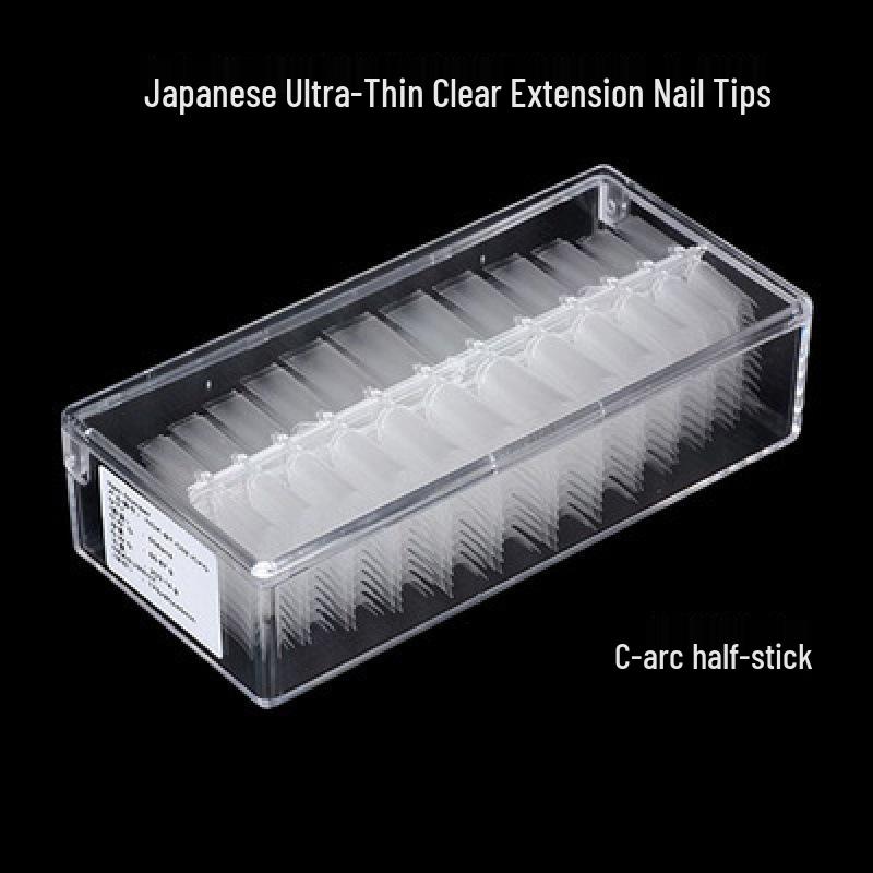 Japanese Style Seamless Transparent Nail Art Tips: C-Curve, Half & Full Cover, Water Drop, T-Shape, Oval, Almond – No Filing Needed.
Japanese Style Seamless Transparent Nail Art Tips: C-Curve, Half & Full Cover, Water Drop, T-Shape, Oval, Almond – No Filing Needed.