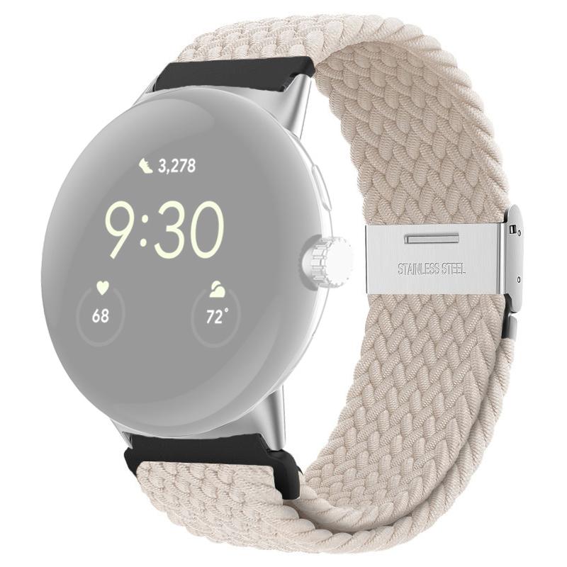 For Google Pixel Watch 3 41mm/Watch 2/Pixel Watch Buckle Design Nylon Watchband Smart Bracelet Adjustable Strap Breathable Band Starlight
For Google Pixel Watch 3 41mm/Watch 2/Pixel Watch Buckle Design Nylon Watchband Smart Bracelet Adjustable Strap Breathable Band Starlight