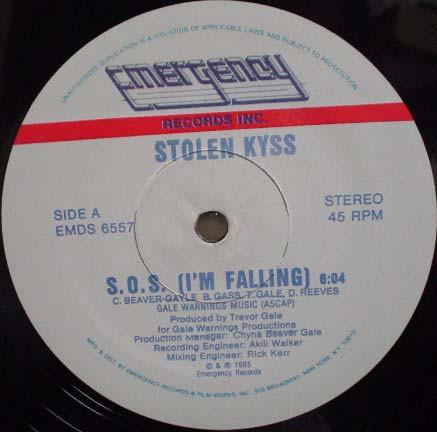 12inch Record STOLEN KYSS - S.O.S. (I m Falling) EMDS6557 Emergency Recor 1985 US Soul/Funk Used
12inch Record STOLEN KYSS - S.O.S. (I m Falling) EMDS6557 Emergency Recor 1985 US Soul/Funk Used