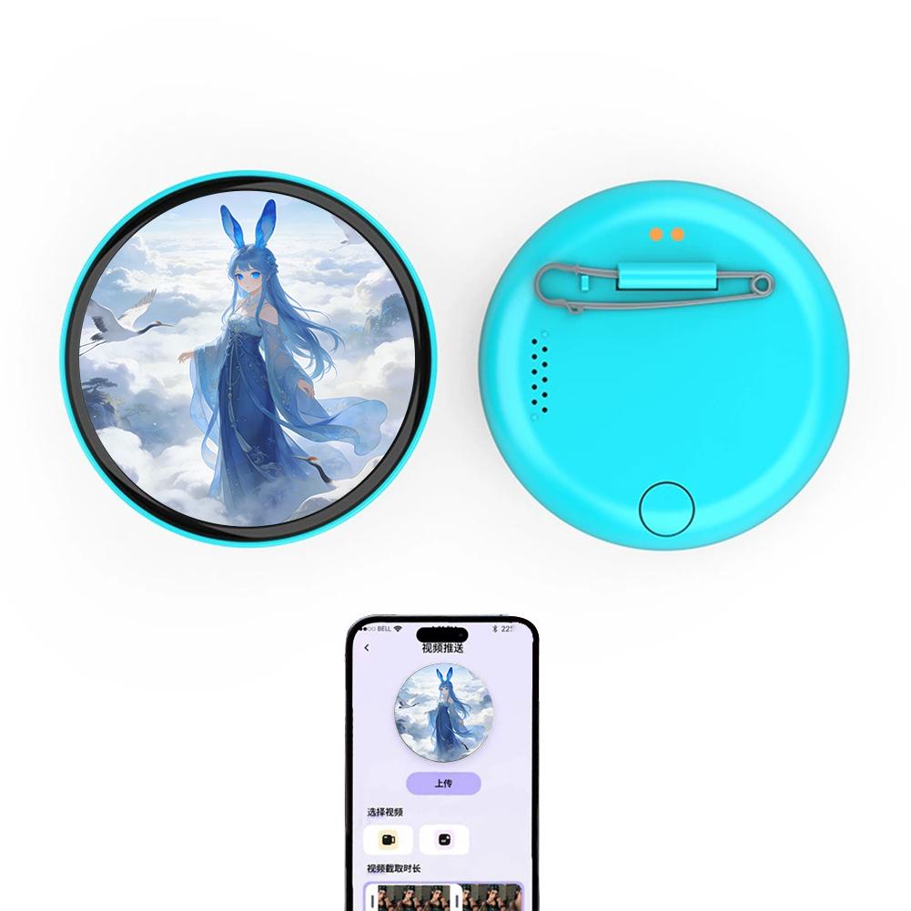 2.36 inch Smart Anime E-Badge Video Playback Display Pin Dynamic Electronic Display Brooch Trendy Brooch Pin Gift For Otaku Fans синий
2.36 inch Smart Anime E-Badge Video Playback Display Pin Dynamic Electronic Display Brooch Trendy Brooch Pin Gift For Otaku Fans синий