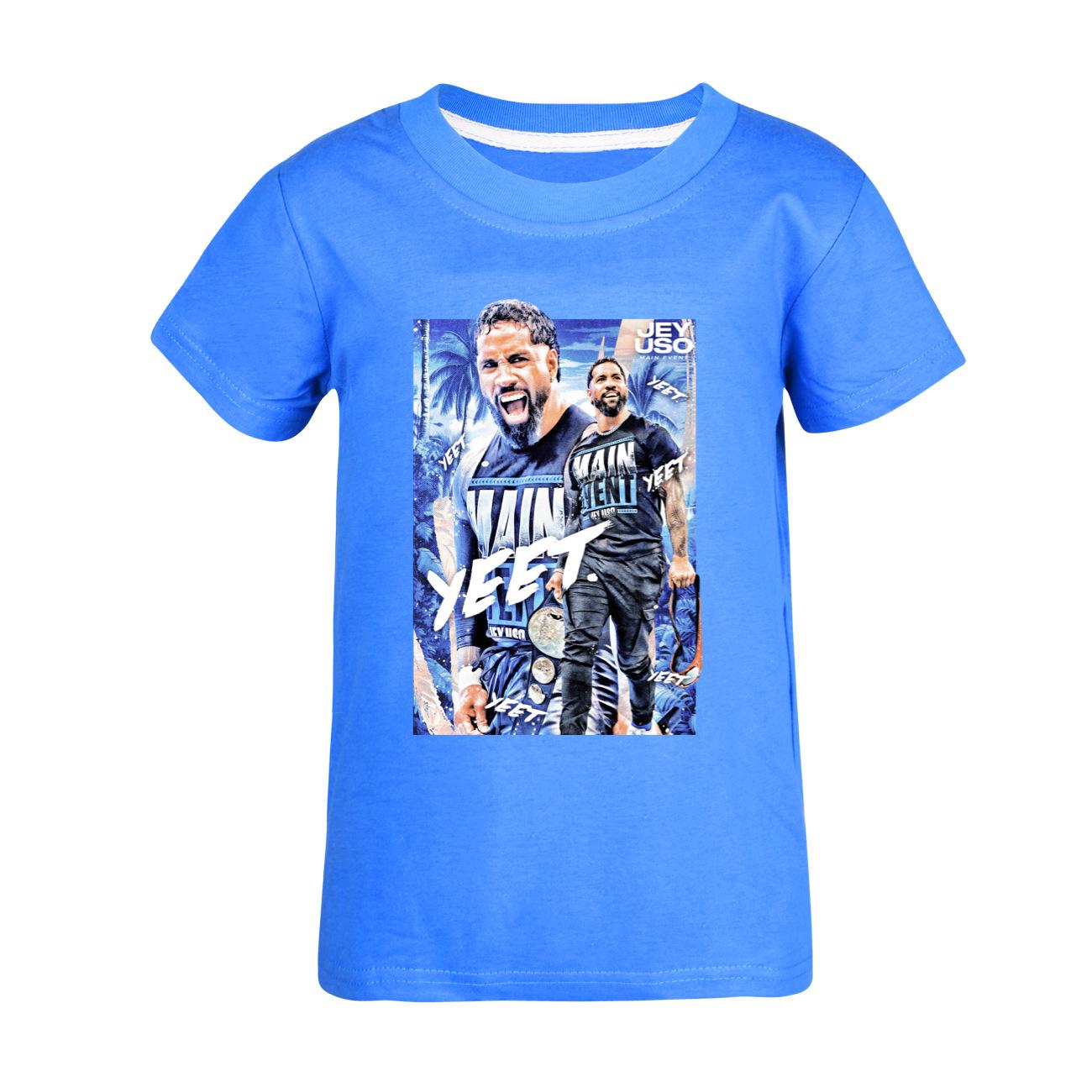 Kids T-shirts Summer Wrestler Jey Uso Short Sleeve Clothes Cartoon Tshirt The Rise of Red Costume Children Birthday Tops 100
Kids T-shirts Summer Wrestler Jey Uso Short Sleeve Clothes Cartoon Tshirt The Rise of Red Costume Children Birthday Tops 100