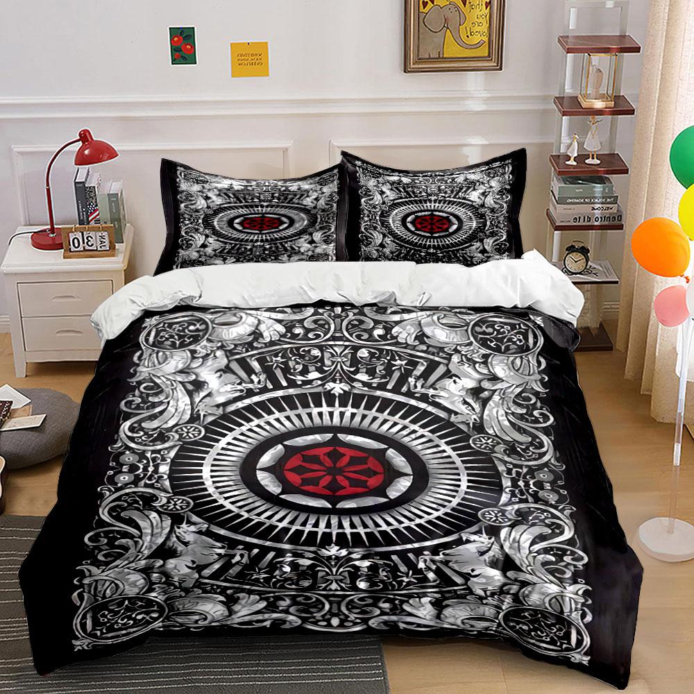 Circular emblem with florals. Bedding sets Duvet cover sets Duvet covers Pillowcases(1 * Duvet Cover 2 * Pillowcases, without duvet insert) 135x200cm
Circular emblem with florals. Bedding sets Duvet cover sets Duvet covers Pillowcases(1 * Duvet Cover 2 * Pillowcases, without duvet insert) 135x200cm