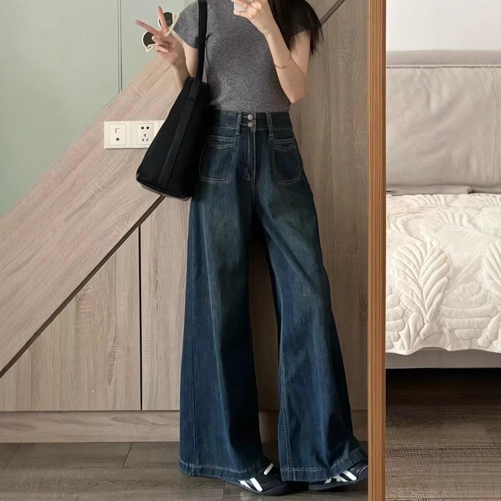 Women s Retro Wide-Leg Jeans: Plus Size, Hip Slimming, Pear-Shaped Fit, Floor-Length, Spring & Autumn Style 5XL
Women s Retro Wide-Leg Jeans: Plus Size, Hip Slimming, Pear-Shaped Fit, Floor-Length, Spring & Autumn Style 5XL