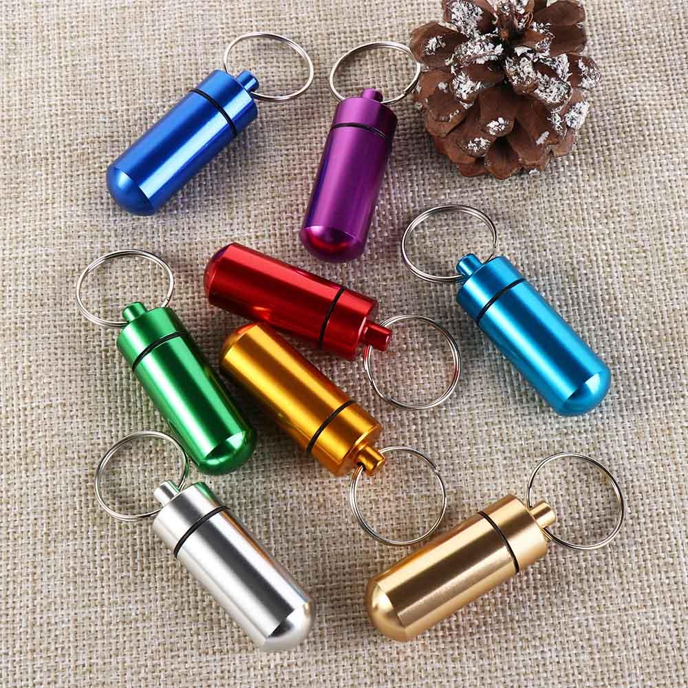 Portable Keychain Waterproof Outdoor Medicine Bottle Pill Bottle Container Mini Medicine Jar gold
Portable Keychain Waterproof Outdoor Medicine Bottle Pill Bottle Container Mini Medicine Jar gold