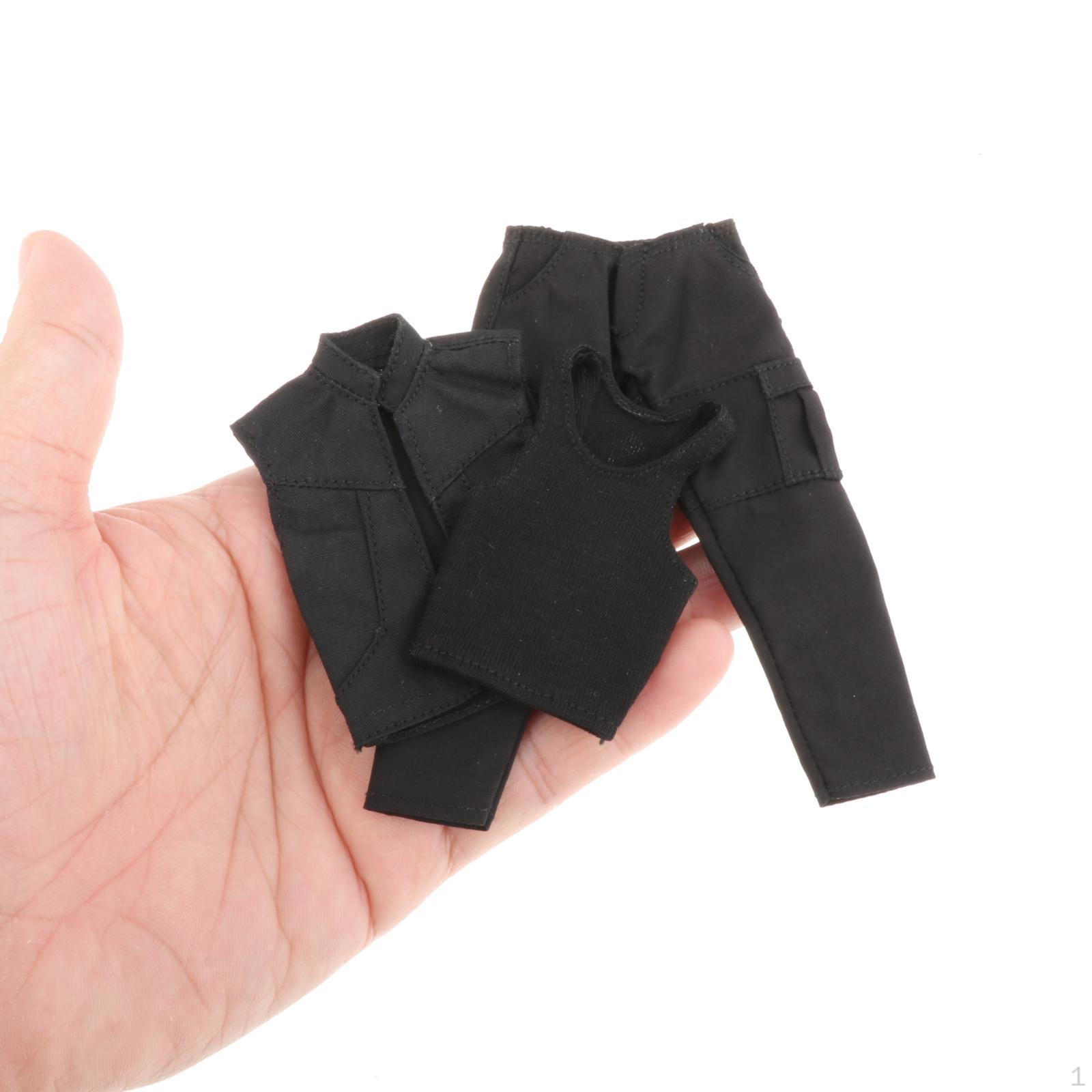 1/12 Dolls Coat Scale Soldier Vest Miniature Sleeveless Clothes Male Figure чорний
1/12 Dolls Coat Scale Soldier Vest Miniature Sleeveless Clothes Male Figure чорний