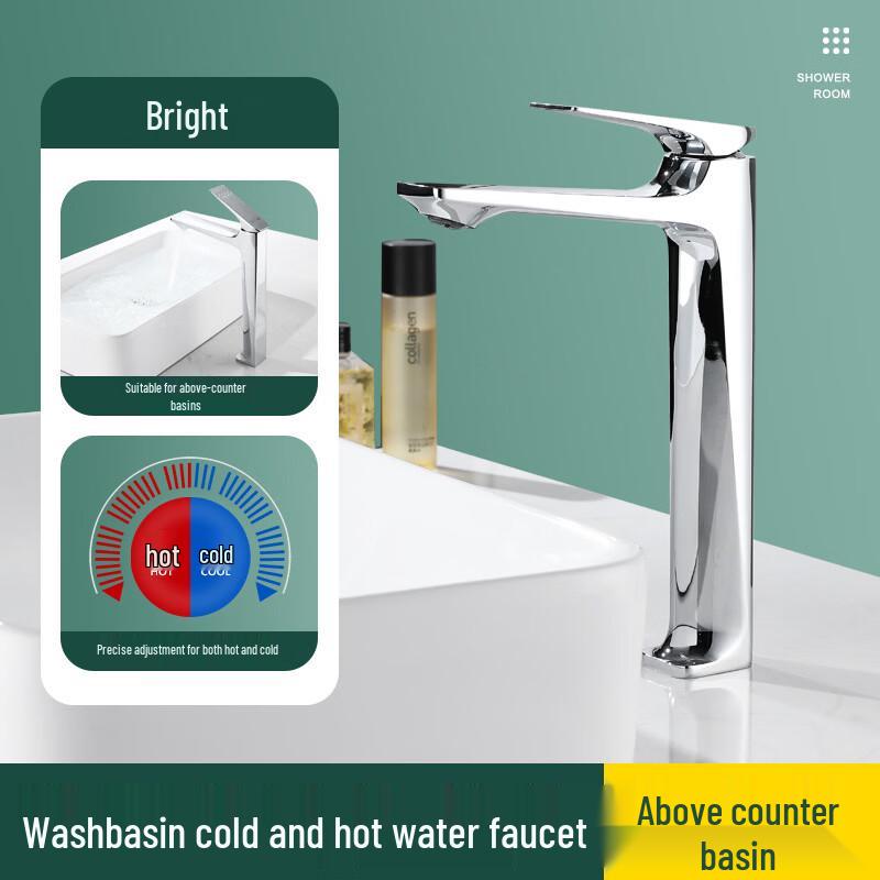 Shixun Tall Electroplated Silver Single Cold Basin Faucet
Shixun Tall Electroplated Silver Single Cold Basin Faucet