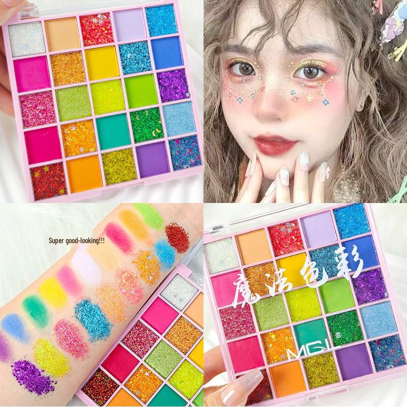 25-Color Sparkling Eyeshadow Palette for Students & Kids - Glitter, Shimmer, & Sequins for Stage Performances
25-Color Sparkling Eyeshadow Palette for Students & Kids - Glitter, Shimmer, & Sequins for Stage Performances