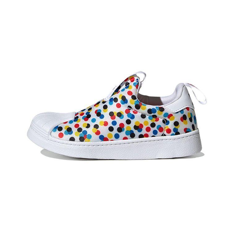 Детские кроссовки adidas Disney x Superstar 360 Little Kid Mickey and Minnie в горошек, разноцветные, облачно-белые, базовые, черные HQ4080
Детские кроссовки adidas Disney x Superstar 360 Little Kid Mickey and Minnie в горошек, разноцветные, облачно-белые, базовые, черные HQ4080
