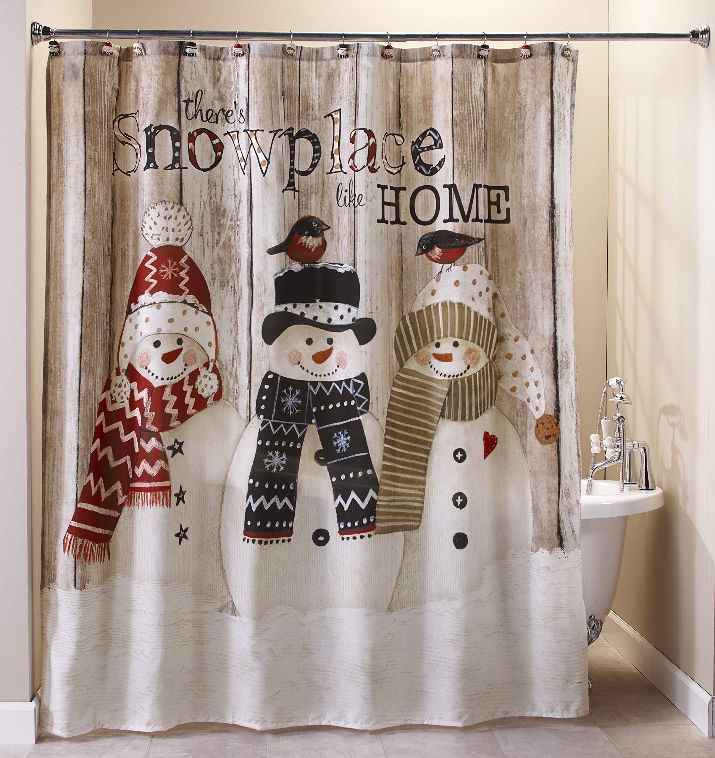 Christmas Shower Curtain Fireplace Gifts&Socks New Year Holiday Bathroom Decor Red Shower Curtains For Christmas Bathroom Sets W60H190(CM)-1 Pcs
Christmas Shower Curtain Fireplace Gifts&Socks New Year Holiday Bathroom Decor Red Shower Curtains For Christmas Bathroom Sets W60H190(CM)-1 Pcs