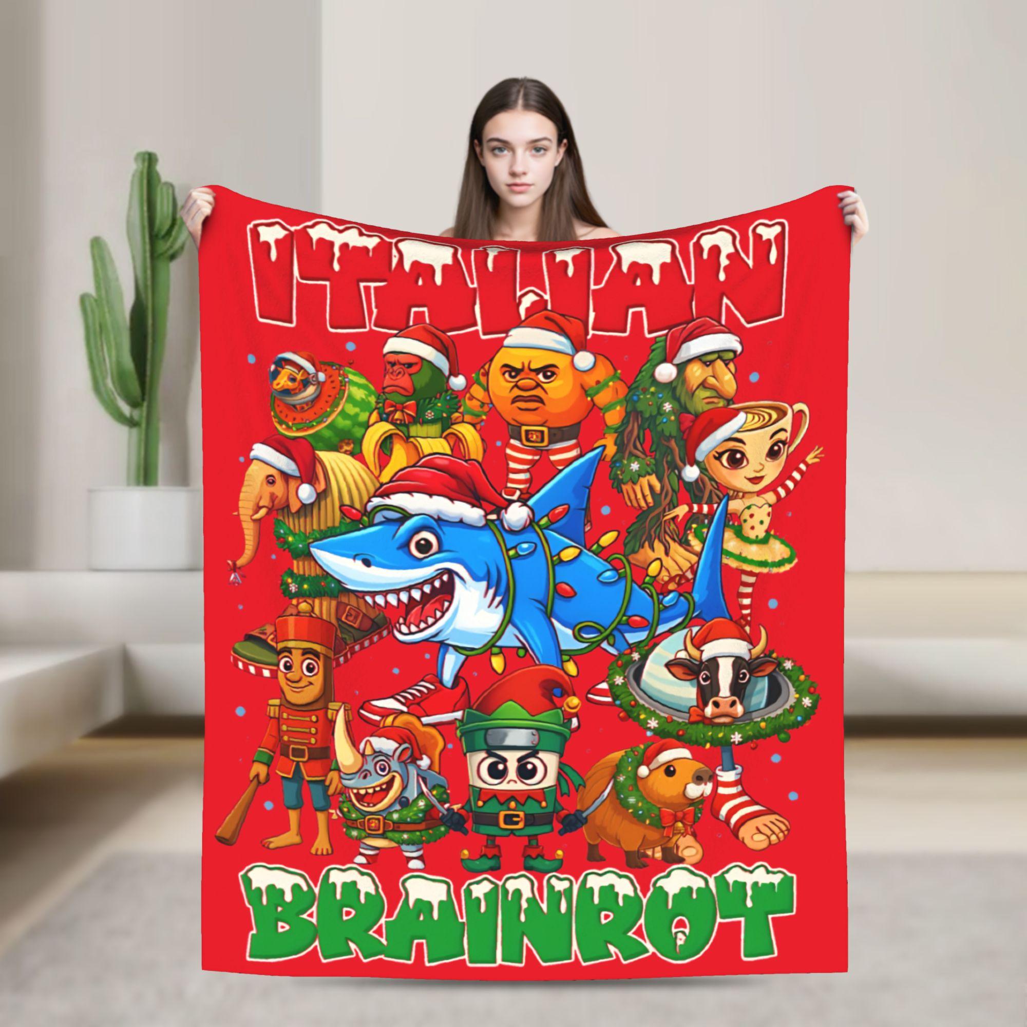 Marcus The Worm Ugly Christmas Plush Fashion Blanket Italian Brainrot Funny Throw Fashion Blankets for Home 150*125cm Ultra-Soft 75x90cm
Marcus The Worm Ugly Christmas Plush Fashion Blanket Italian Brainrot Funny Throw Fashion Blankets for Home 150*125cm Ultra-Soft 75x90cm