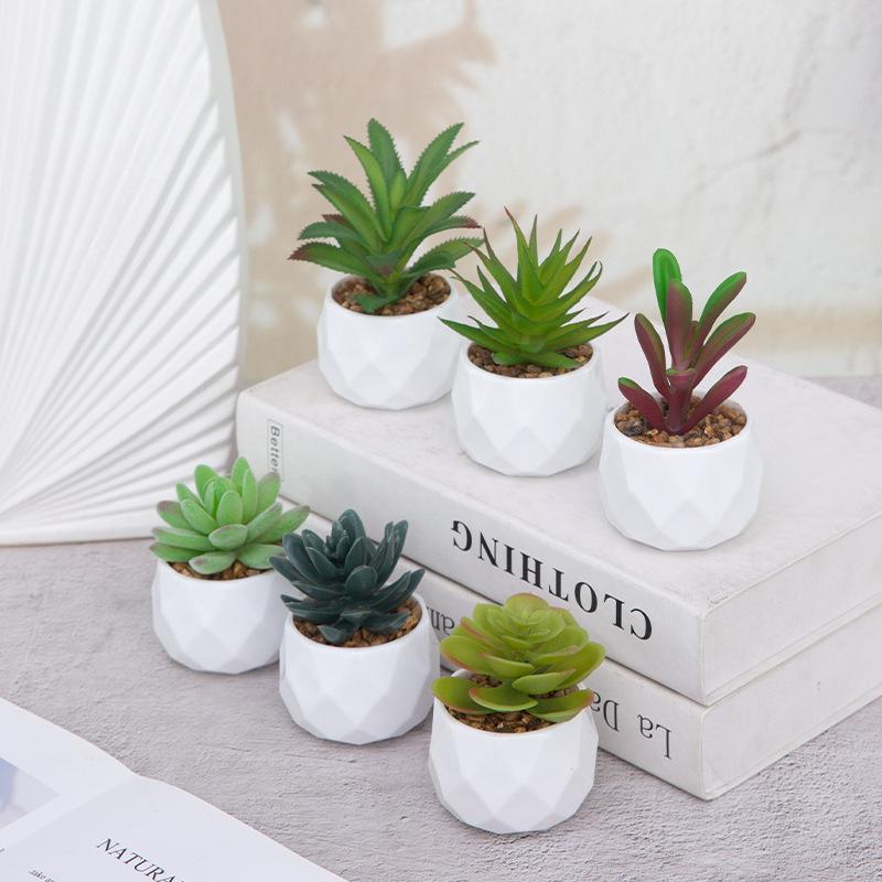 Simulation Succulent Plastic Pot Potted Plants, Creative Diamond-Shaped Plastic Pots, Office Desktop Decorative Green Plant Ornaments
Simulation Succulent Plastic Pot Potted Plants, Creative Diamond-Shaped Plastic Pots, Office Desktop Decorative Green Plant Ornaments