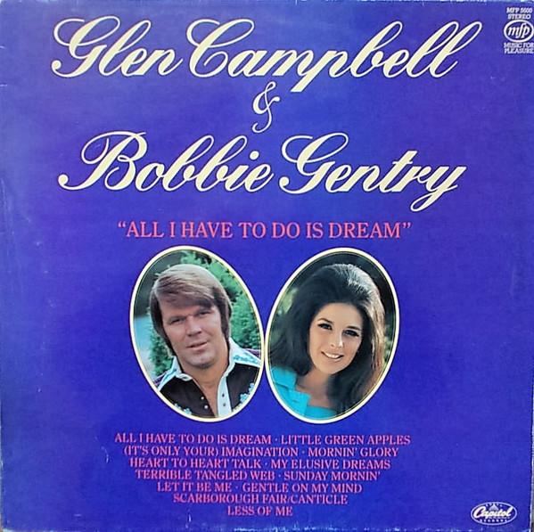 LP Record GLEN CAMPBELL & BOBBIE GENTRY - All I Have To Do Is Dream MFP5600 Music For Pleas 1983 UK Folk Used
LP Record GLEN CAMPBELL & BOBBIE GENTRY - All I Have To Do Is Dream MFP5600 Music For Pleas 1983 UK Folk Used