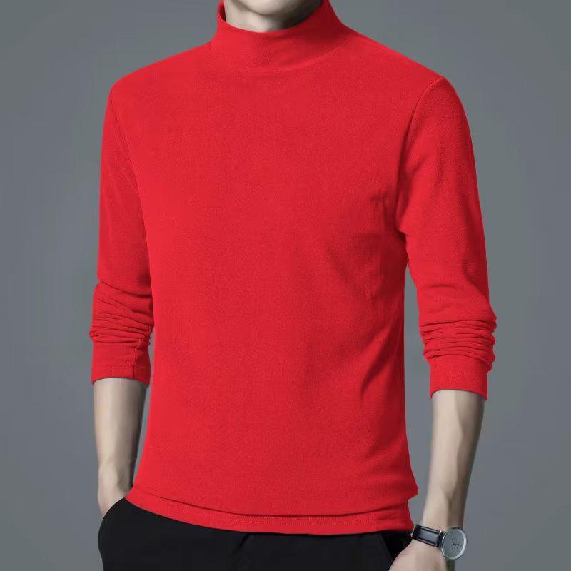 Мужская футболка со средним вырезом и длинным рукавом: Повседневный, универсальный, однотонный свитер с высоким воротом для осени и зимы XL
Мужская футболка со средним вырезом и длинным рукавом: Повседневный, универсальный, однотонный свитер с высоким воротом для осени и зимы XL