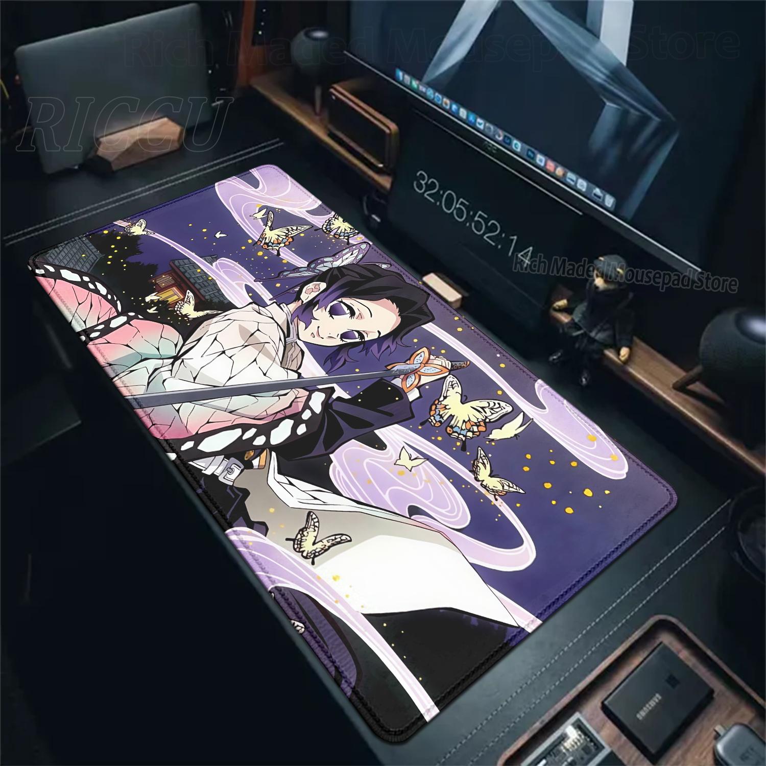 Purple Butterfly Demon Slayer Mouse Pad Japan Anime Extended Desk Mat XXL Kawaii Kochou Shinobu Mousepad PC Laptop Keyboard Rug 300x600MM
Purple Butterfly Demon Slayer Mouse Pad Japan Anime Extended Desk Mat XXL Kawaii Kochou Shinobu Mousepad PC Laptop Keyboard Rug 300x600MM