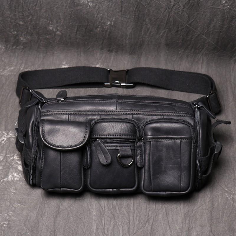 New Vintage Men s Waist Bag Frosted Leather Mountaineering Chest Genuine Shoulder Crossbody чёрный
New Vintage Men s Waist Bag Frosted Leather Mountaineering Chest Genuine Shoulder Crossbody чёрный