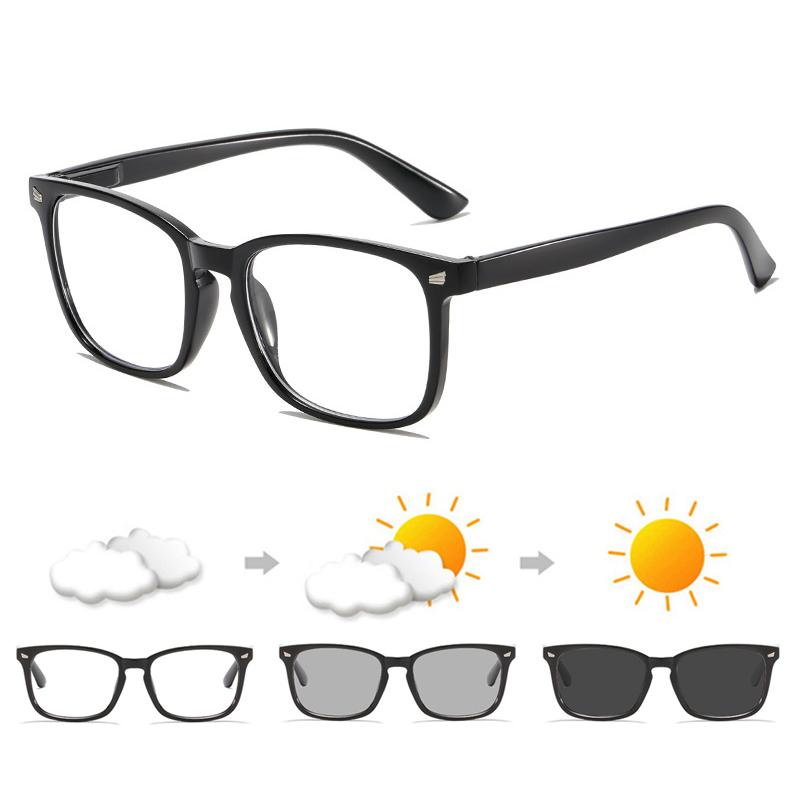 Classic Square Photochromic Reading Glasses Men Women Retro Black Presbyopic Glasses Men S Anti-Blue Light Glasses Eyewear +4.0
Classic Square Photochromic Reading Glasses Men Women Retro Black Presbyopic Glasses Men S Anti-Blue Light Glasses Eyewear +4.0