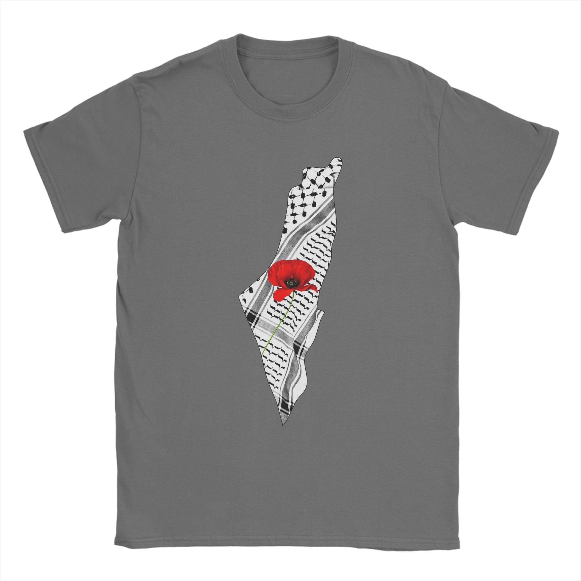 Men s T-Shirts Palestine Map Keffiyeh and Poppy Awesome Cotton Tees Short Sleeve T Shirts O Neck Clothing New Arrival M
Men s T-Shirts Palestine Map Keffiyeh and Poppy Awesome Cotton Tees Short Sleeve T Shirts O Neck Clothing New Arrival M