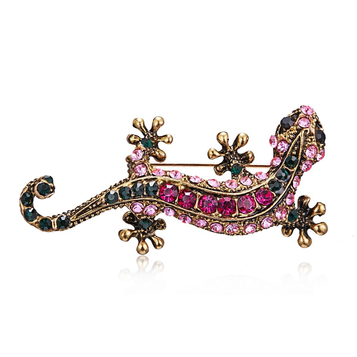 Creative Funny Full Rhinestone Gecko Brooches For Women Men Vintage Trendy Crystal Lizard Insect Animal Lapel Pins Party Jewelry
Creative Funny Full Rhinestone Gecko Brooches For Women Men Vintage Trendy Crystal Lizard Insect Animal Lapel Pins Party Jewelry