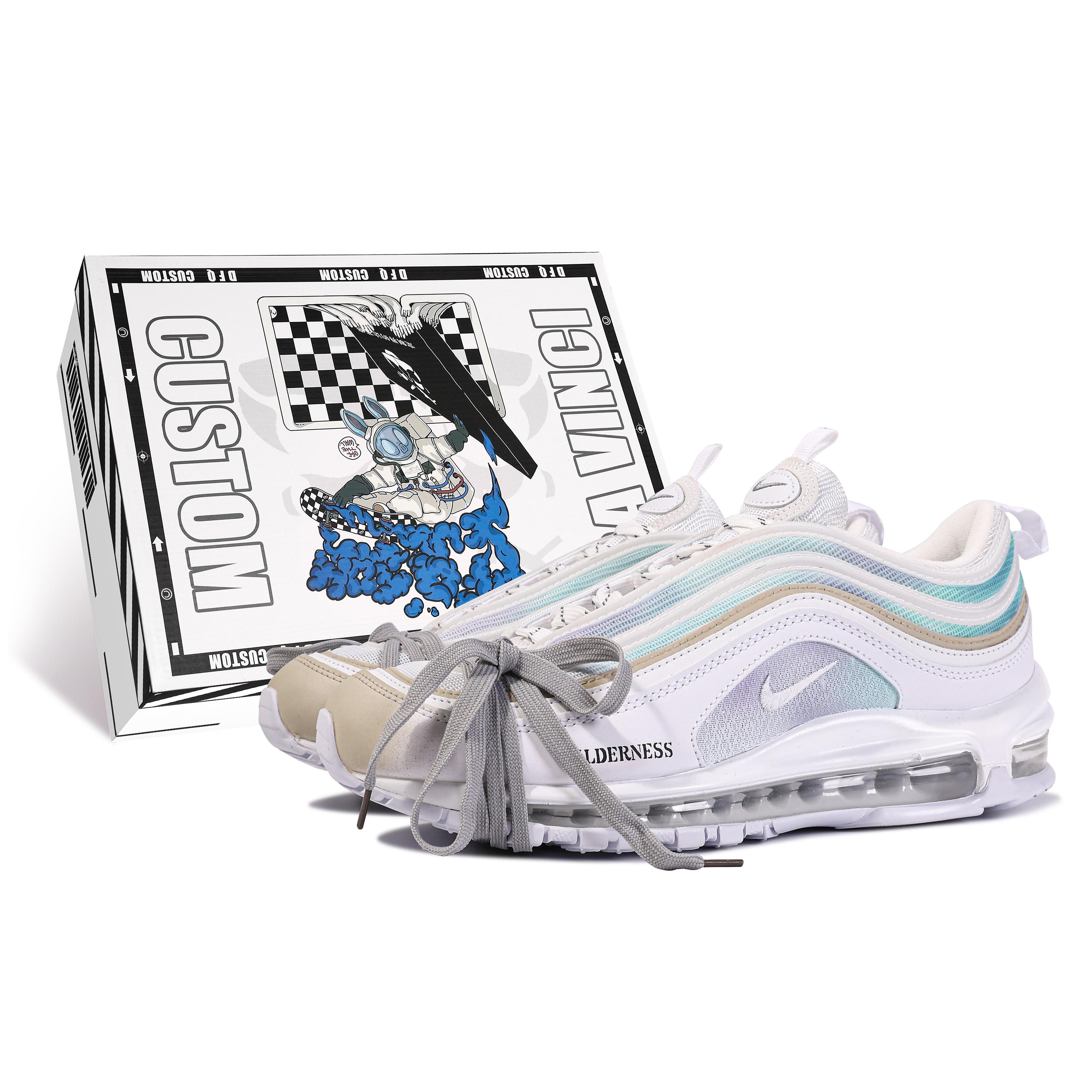 Nike Air Max 97 Mesh Cushioning Breathable Low top Air Cushion Casual Running Shoes Unisex White Blue 921826-101(TeamM--BOX) 41
Nike Air Max 97 Mesh Cushioning Breathable Low top Air Cushion Casual Running Shoes Unisex White Blue 921826-101(TeamM--BOX) 41